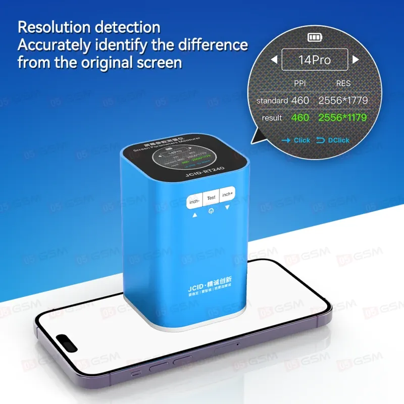 Измеритель параметров дисплея JCID RT240 (Поддерживает до 240 Гц) фото в интернет-магазине 05gsm.ru