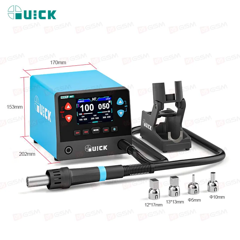 Термовоздушный фен Quick M7 (Паяльная станция) фото в интернет-магазине 05gsm.ru