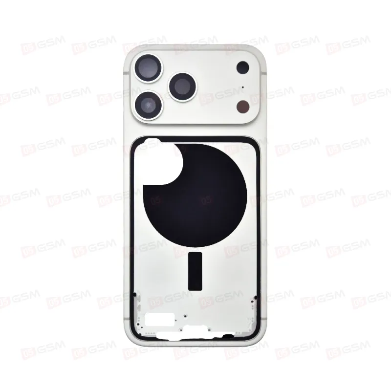 Корпус iPhone 17 Pro Max (Silver/Белый; снятый оригинал) фото в интернет-магазине 05gsm.ru