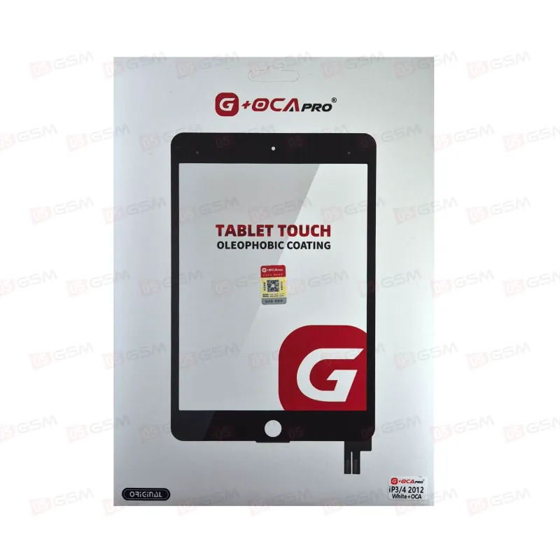 Сенсор IPad 3 / 4 ORG (G+OCA) белый (A1416/A1403/A1430/A1458/A1459/A1460) фото в интернет-магазине 05gsm.ru