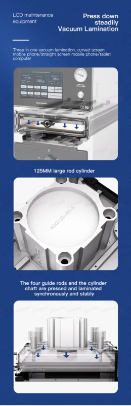 Комплект для переклейки TBK 208C (Ламинатор 15" с барокамерой) фото в интернет-магазине 05gsm.ru