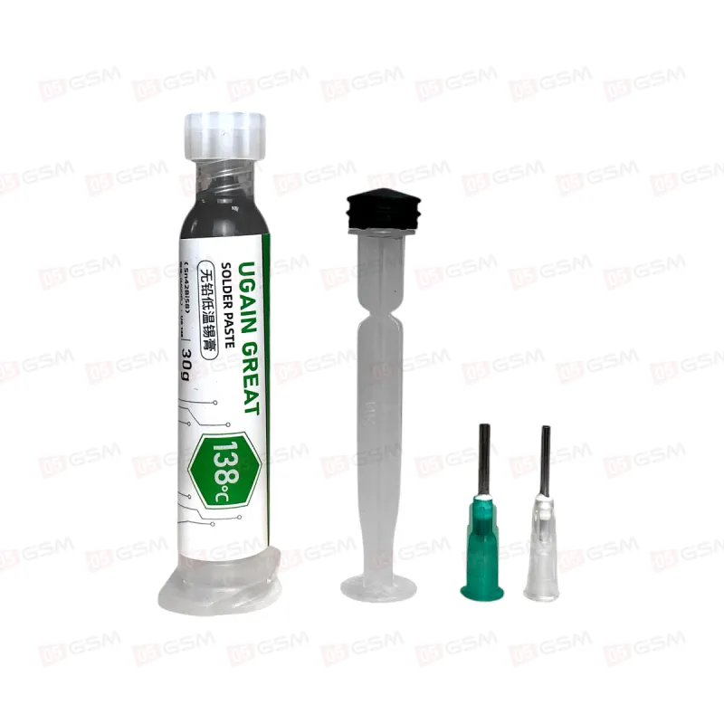 Паста для BGA IC Ugain 138°C (Жидкое олово; в шприце) фото в интернет-магазине 05gsm.ru