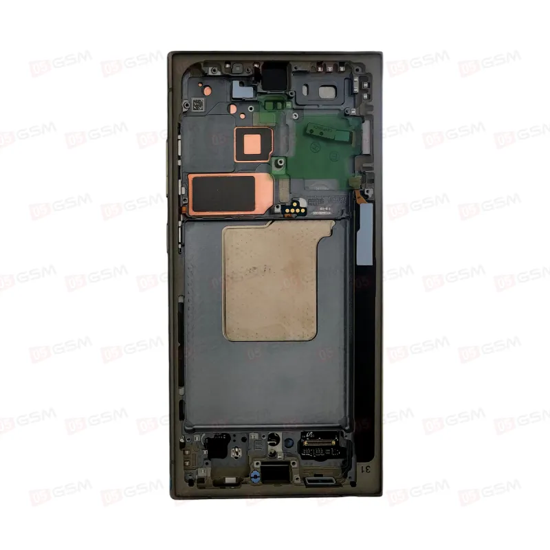 Дисплей с рамкой Samsung S928 (Galaxy S24 Ultra) серый/gray (100%-SERVICE) фото в интернет-магазине 05gsm.ru