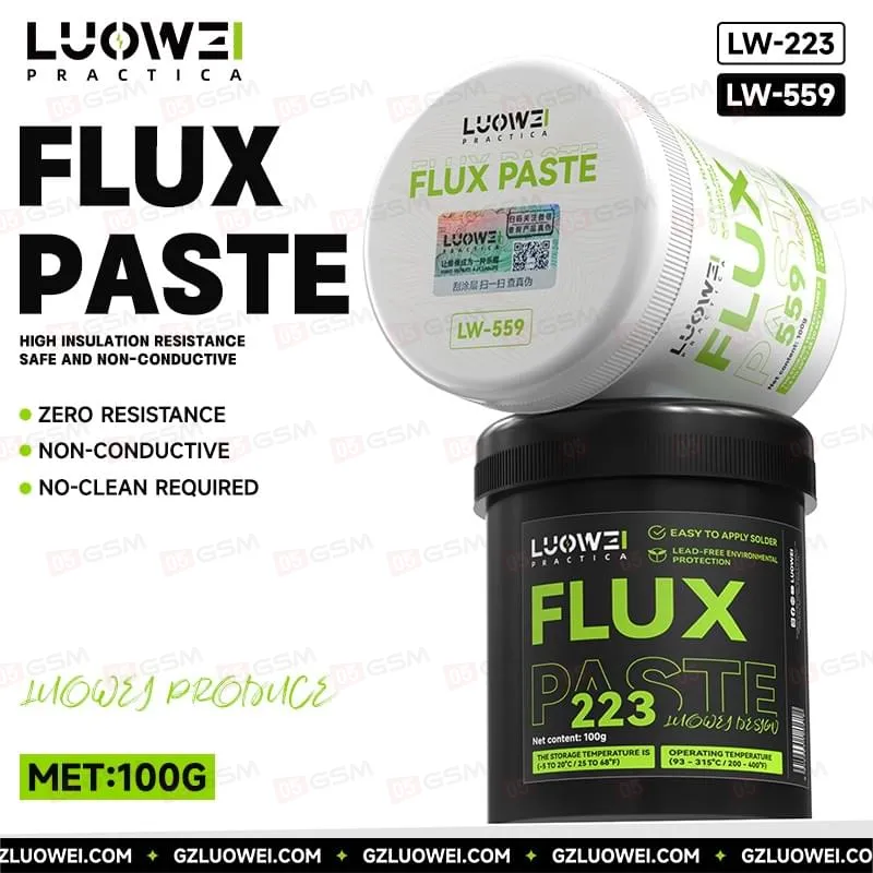 Флюс в банке Luowei LW-223 (100 г) фото в интернет-магазине 05gsm.ru