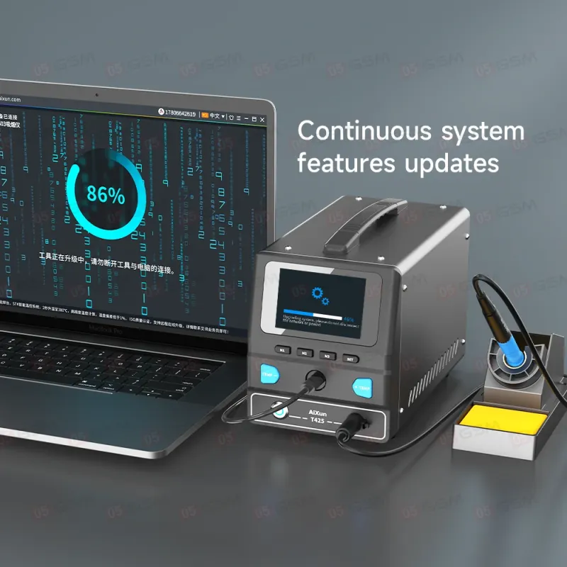 Паяльная станция Aixun T425 (Ручка 245 и 3 жала C470) фото в интернет-магазине 05gsm.ru