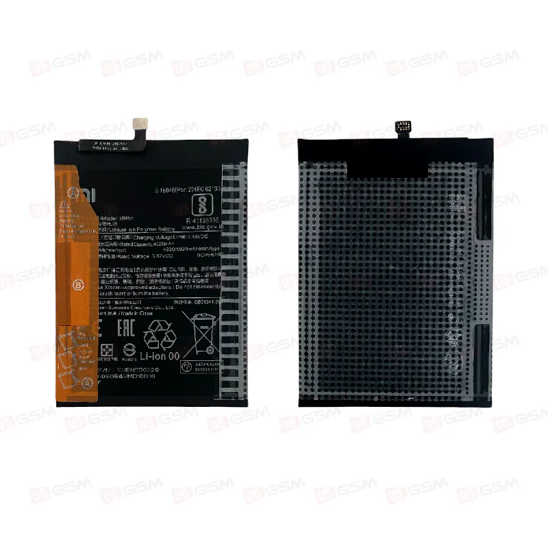 Аккумулятор Xiaomi Note 9S [BN55] (05GSM; 4920 мАч; гарантия 1 год) фото в интернет-магазине 05gsm.ru