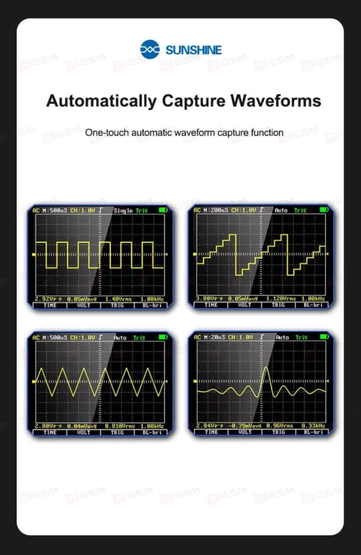 Мультиметр с осциллографом Sunshine DT-24 Pro фото в интернет-магазине 05gsm.ru