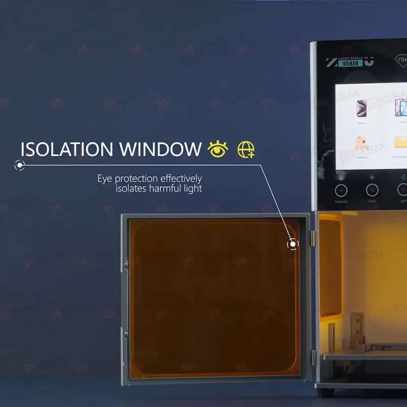 Лазерный аппарат TBK 958ZU (Для снятия стекол, крышек, рамок и гравировки; УФ-лазер; 5 Вт) фото в интернет-магазине 05gsm.ru