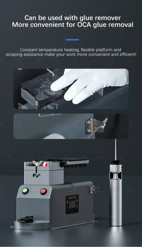 Сепаратор вакуумный для снятия стекла TBK 988X (Поворотный) фото в интернет-магазине 05gsm.ru