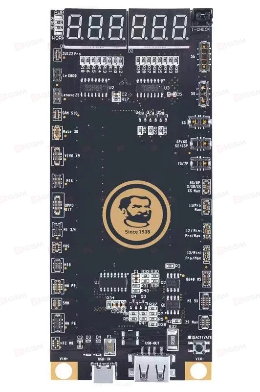 Плата для теста и подзарядки АКБ Mechanic BA27 (5G-13series / 18 Android models) фото в интернет-магазине 05gsm.ru