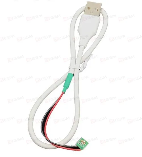 Кабель для теста через блок питания iPhone 8/8P/X (W010) фото в интернет-магазине 05gsm.ru