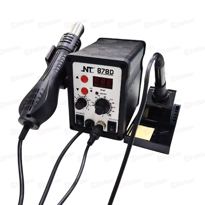 Паяльная станция с термофеном NT 878D фото в интернет-магазине 05gsm.ru