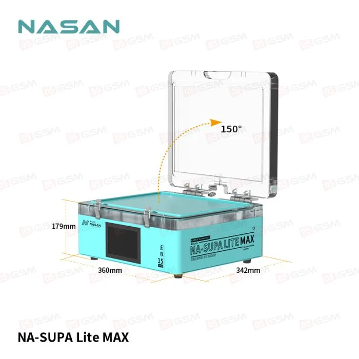 Ламинатор для переклейки дисплеев Nasan Supa Lite Max (15") фото в интернет-магазине 05gsm.ru