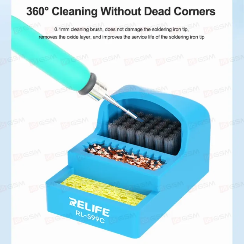 Очиститель паяльных жал Relife RL-599C (3 в 1) фото в интернет-магазине 05gsm.ru