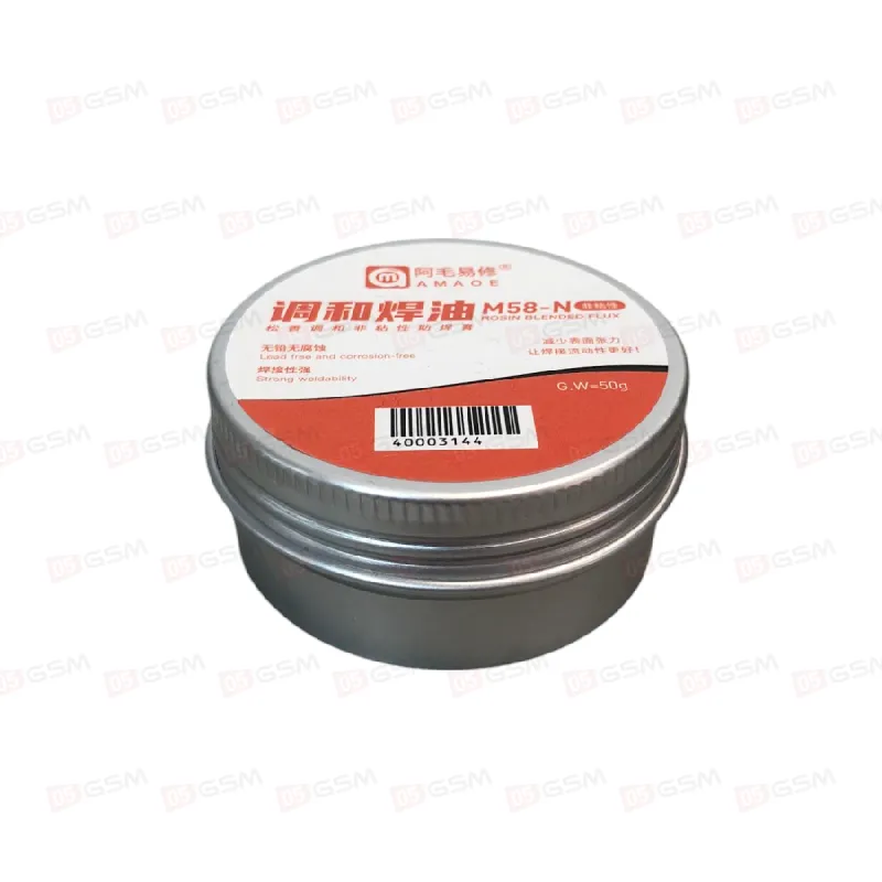 Флюс в банке Amaoe M58-N (50 г) фото в интернет-магазине 05gsm.ru