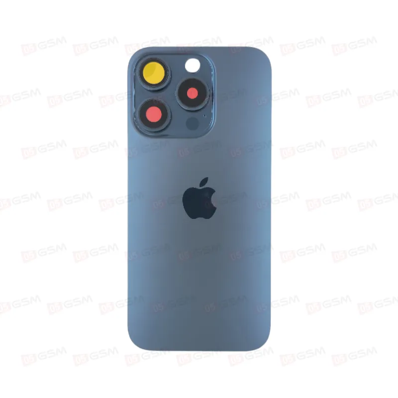 Крышка iPhone 15 Pro со стеклами и магнитами (Blue titanium/Синий; оригинал; монолит) фото в интернет-магазине 05gsm.ru