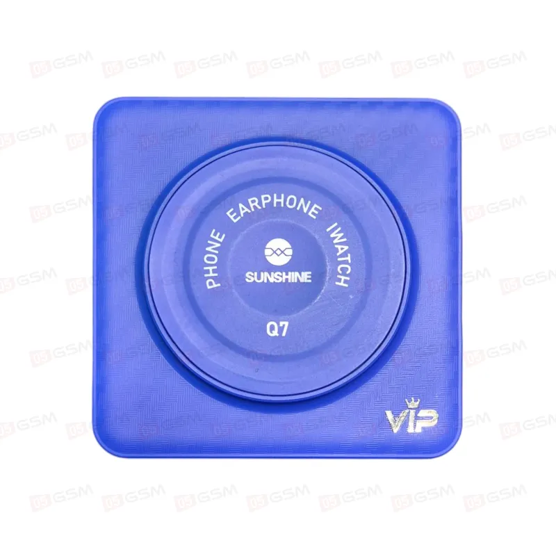 Многопортовое зарядное устройство Sunshine Q7 (6 портов; 80 Вт; беспроводная зарядка 15 Вт; синий) фото в интернет-магазине 05gsm.ru