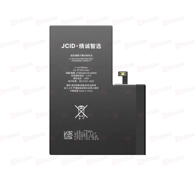 Аккумулятор усиленный без ошибки iPhone 13 Pro Max (JCID; Diagnosable High Capacity; 4790 мАч) фото в интернет-магазине 05gsm.ru