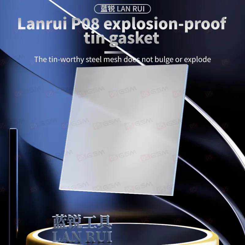 Термостойкое стеклышко-прокладка для пайки Lanrui P08 (От разбрызгивания припоя) фото в интернет-магазине 05gsm.ru