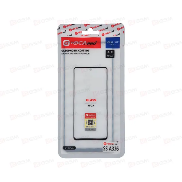 Стекло + OCA (G+OCA) Samsung A336 черный фото в интернет-магазине 05gsm.ru