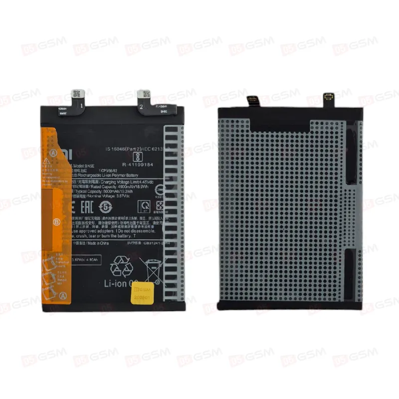 Аккумулятор Poco X4 Pro 5G / Redmi Note 12 Pro 4G / Note 11 Pro 4/5G [BN5E] (05GSM; 5000 мАч) фото в интернет-магазине 05gsm.ru