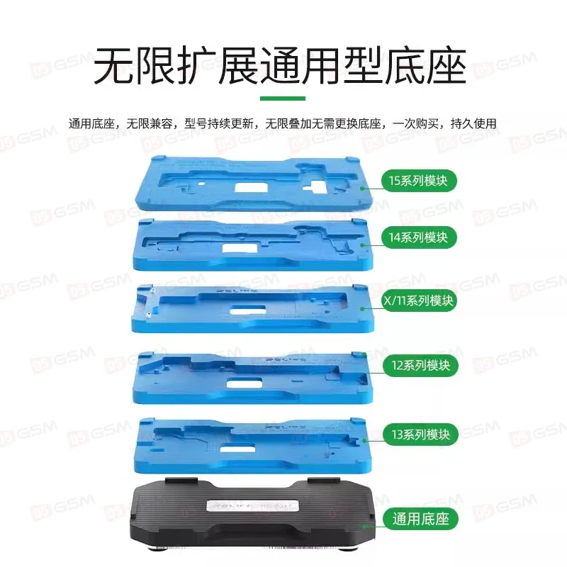 Монтажная платформа Relife RL-601T для iPhone X-14 Pro Max (Middle Frame) фото в интернет-магазине 05gsm.ru