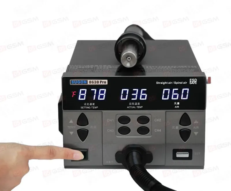 Термовоздушный фен Sugon 8630 Pro (Паяльная станция) фото в интернет-магазине 05gsm.ru