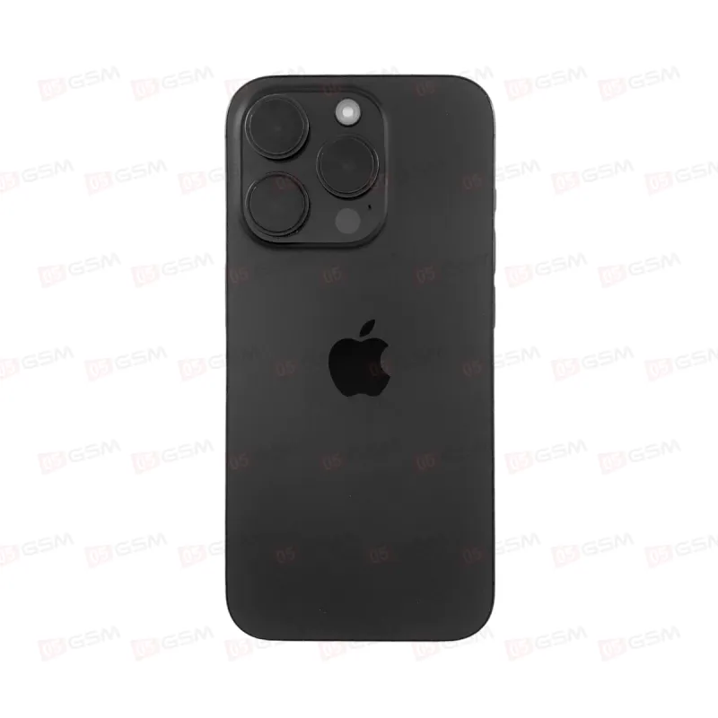 Корпус iPhone 15 PRO Black Titanium снятый оригинал (Крышка+АКБ+все шлейфа) фото в интернет-магазине 05gsm.ru