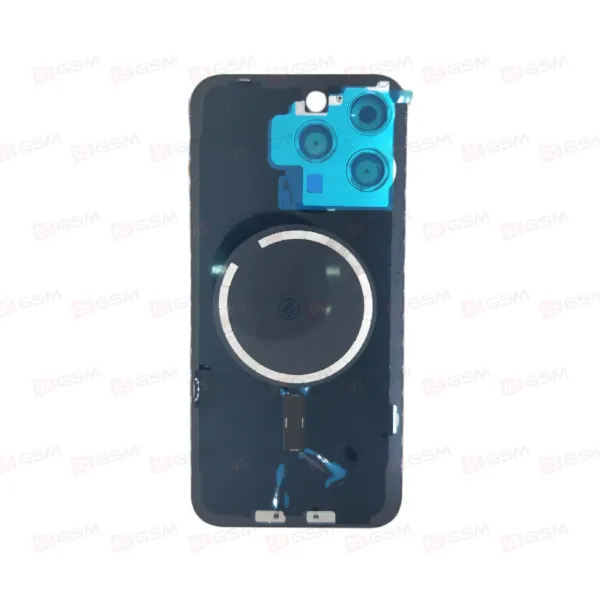 Крышка iPhone 15 Pro Max со стеклами и магнитами (Blue titanium/Синий; оригинал; монолит) фото в интернет-магазине 05gsm.ru