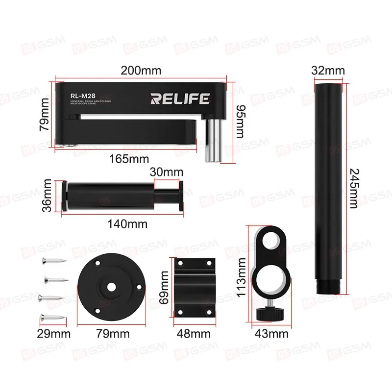 Штатив для микроскопа Relife RL-M28 фото в интернет-магазине 05gsm.ru