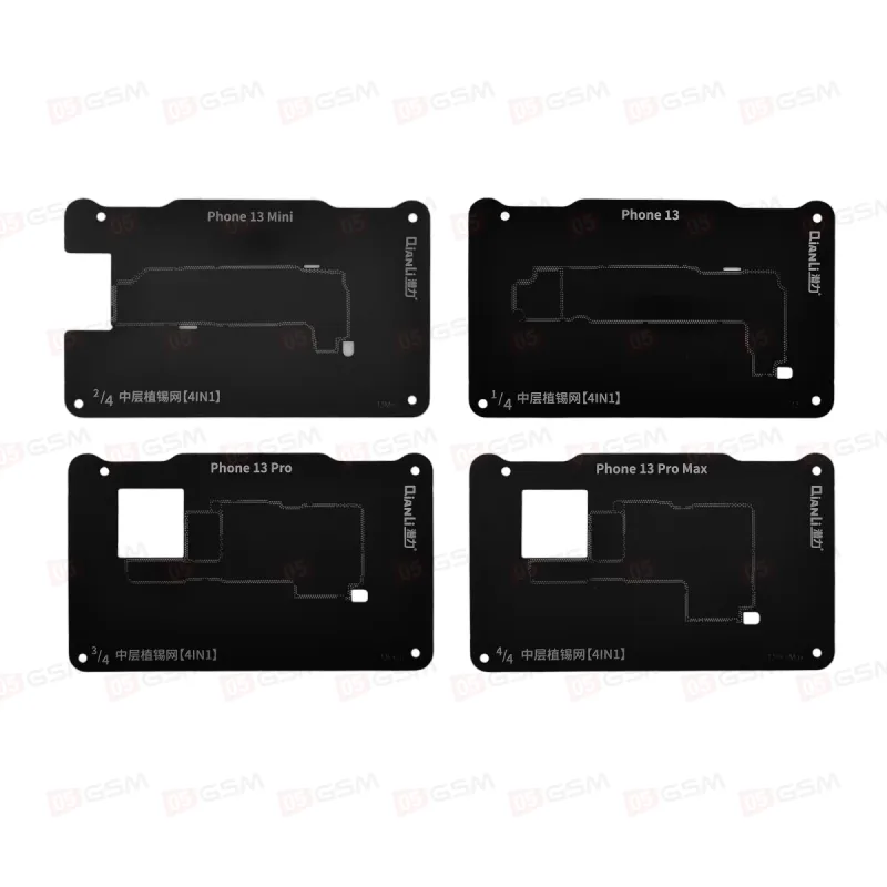 Монтажная платформа Qianli для iPhone 13 Series (Middle Frame) фото в интернет-магазине 05gsm.ru