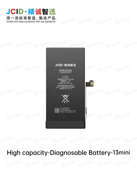 Аккумулятор усиленный без ошибки iPhone 13 Mini (JCID; Diagnosable High Capacity; 2500 мАч) фото в интернет-магазине 05gsm.ru