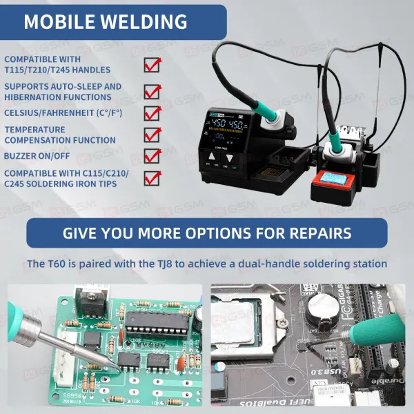 Паяльная станция Sugon T60 (Ручка 210) фото в интернет-магазине 05gsm.ru