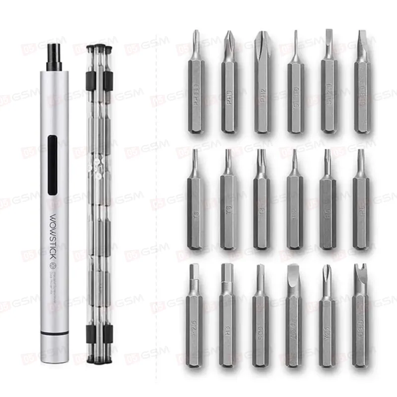 Отвертка электрическая Wowstick (В комплекте 20 бит) фото в интернет-магазине 05gsm.ru