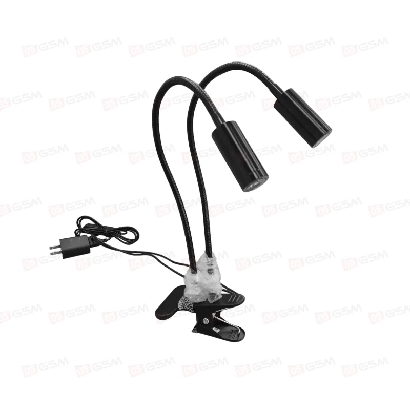Лампа двойная LED (С зажимом) фото в интернет-магазине 05gsm.ru