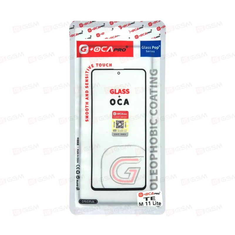Стекло + OCA (G+OCA) Xiaomi 11 Lite черное фото в интернет-магазине 05gsm.ru