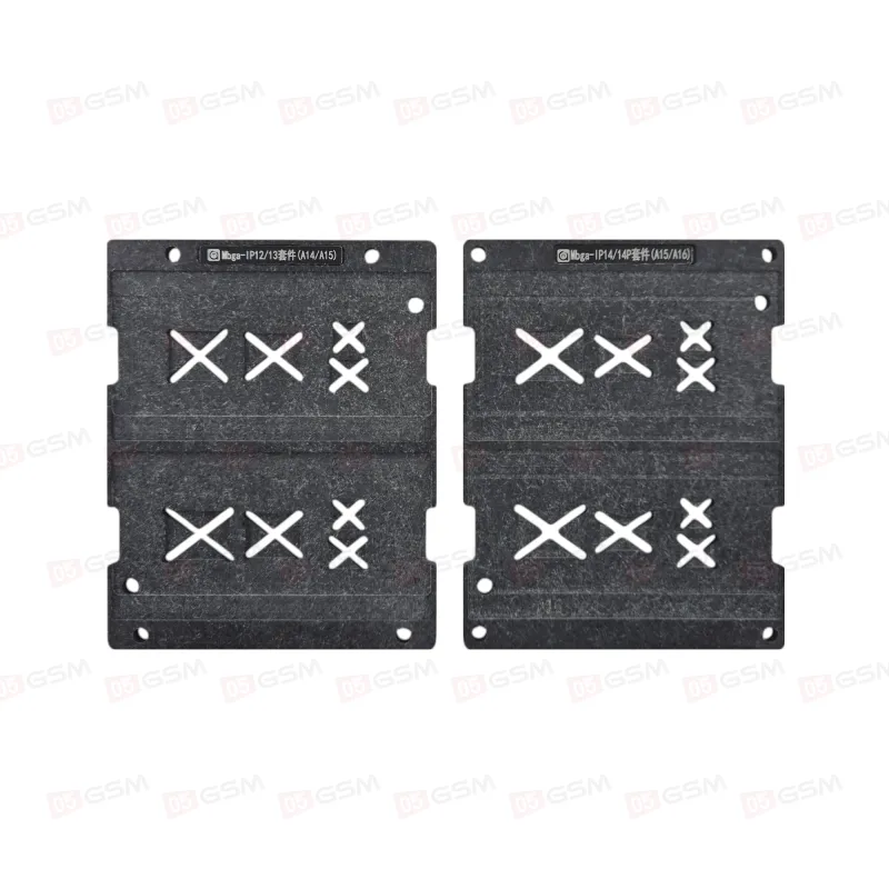 Набор трафаретов Amaoe MBGA-IP 34 in 1 для iPhone 7-17 Pro Max (CPU/NAND/Wi-Fi/Baseband chip) фото в интернет-магазине 05gsm.ru