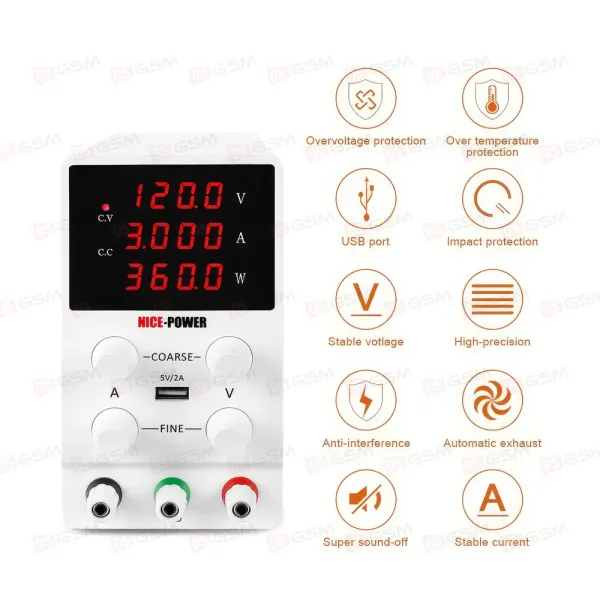 Блок питания Nice Power SPS1203 (120 В; 3 А) фото в интернет-магазине 05gsm.ru
