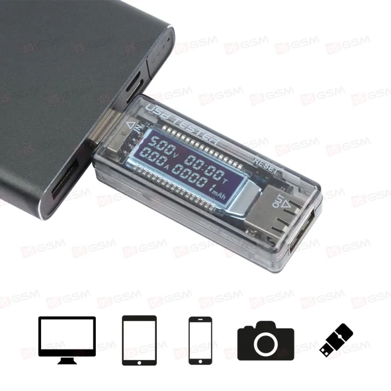 Тестер USB Keweisi KWS-V21 (3.5-20V; 3.3A) фото в интернет-магазине 05gsm.ru