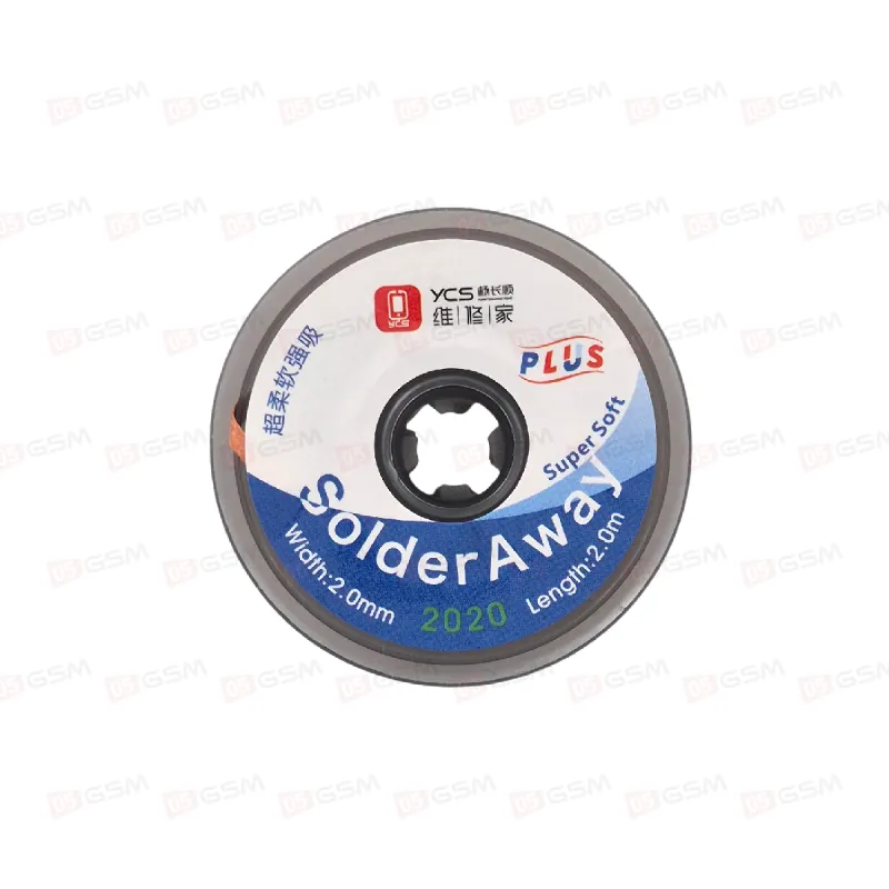 Оплетки для выпайки YCS Plus 2020 (2 мм; 2 м; 5 штук) фото в интернет-магазине 05gsm.ru