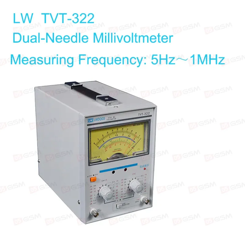 Двухканальный милливольтметр LWDQGS TVT-322 фото в интернет-магазине 05gsm.ru