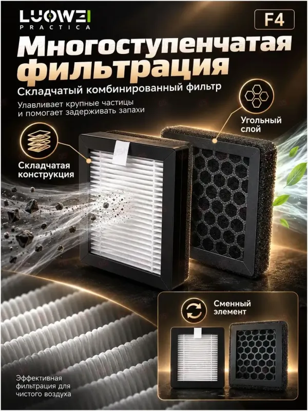 Вытяжка дыма Luowei LW-F4 (Hard Tube) фото в интернет-магазине 05gsm.ru
