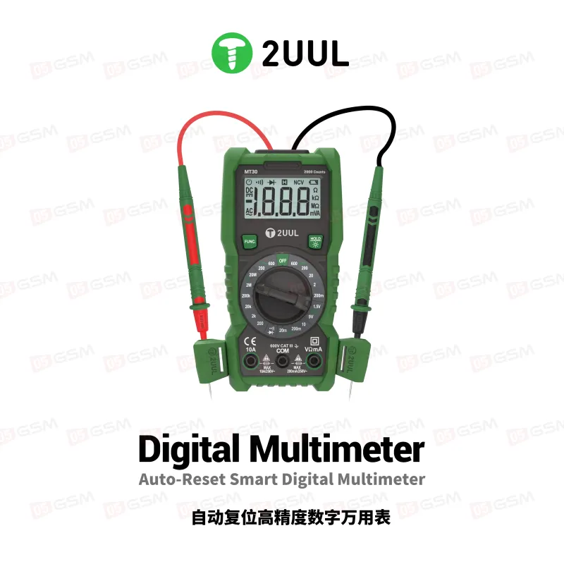 Мультиметр 2UUL MT30 (С щупами и держателями) фото в интернет-магазине 05gsm.ru