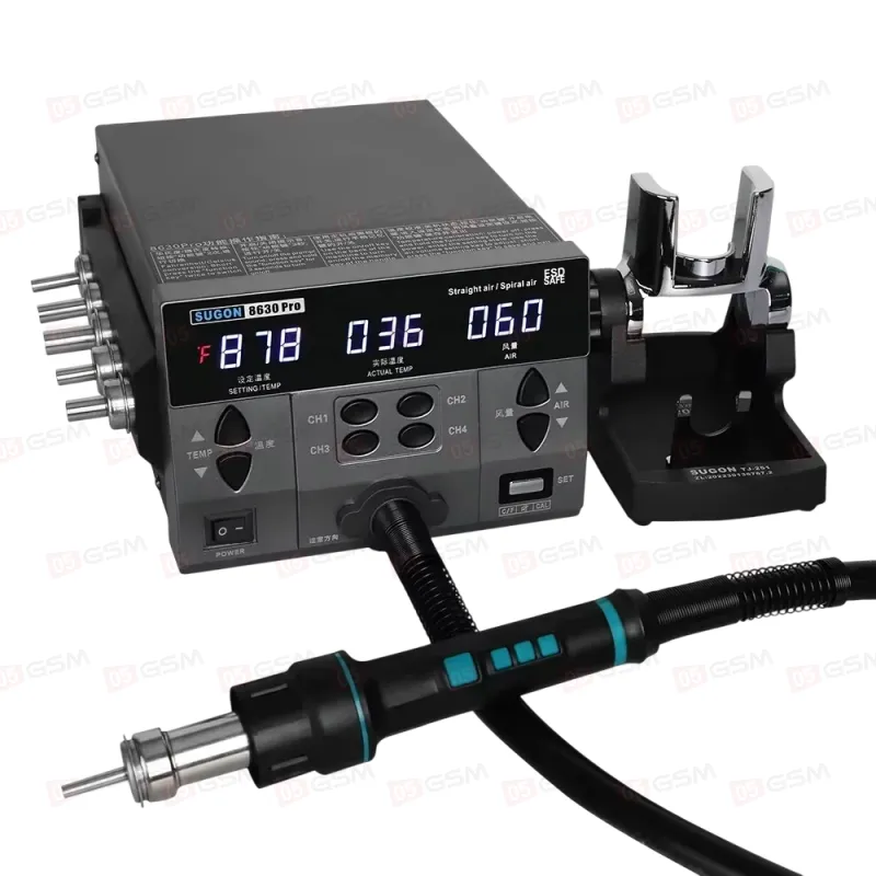 Термовоздушный фен Sugon 8630 Pro (Паяльная станция) фото в интернет-магазине 05gsm.ru