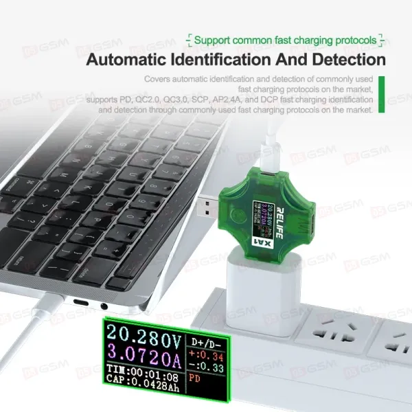 Тестер USB Relife XA1 фото в интернет-магазине 05gsm.ru