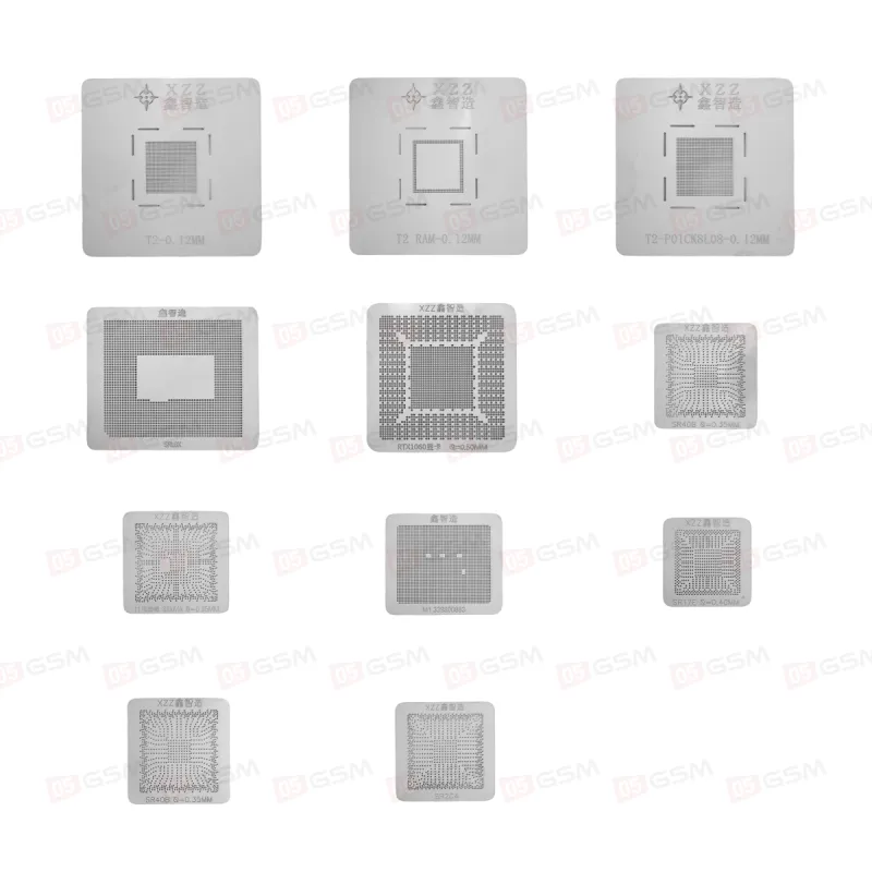 Набор трафаретов с магнитными держателями для ноутбуков XZZ фото в интернет-магазине 05gsm.ru