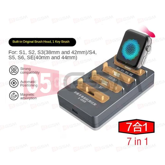 Программатор Aixun S-Dock (Для Apple Watch S1/S2/S3 38-42 mm/S4/S5/S6/SE 40-44 mm) фото в интернет-магазине 05gsm.ru