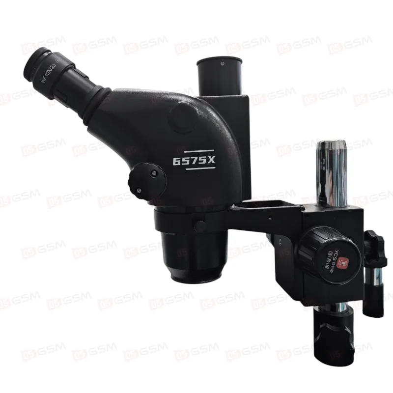 Микроскоп тринокулярный YCS 6575X Base Version (6.5-75X; черный) фото в интернет-магазине 05gsm.ru