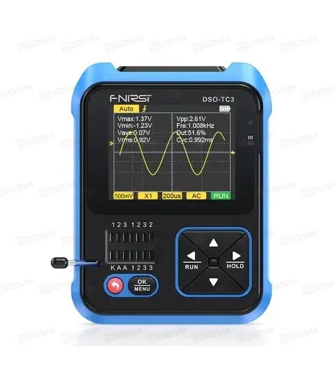 Осциллограф-тестер-генератор Fnirsi DSO-TC3 (3 в 1) фото в интернет-магазине 05gsm.ru