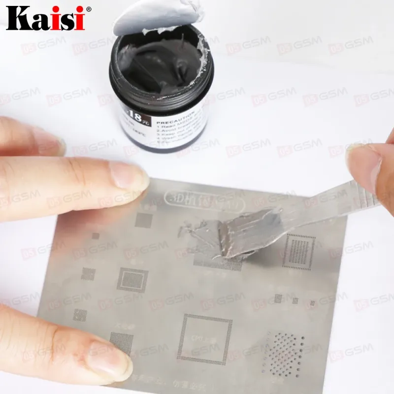 Паста для BGA IC Kaisi 138°C (Жидкое олово; в банке; 40 г) фото в интернет-магазине 05gsm.ru